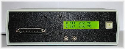 Battery monitor front panel